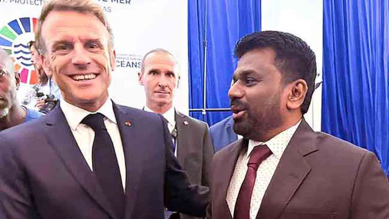 பிரான்ஸ் ஜனாதிபதியுடன் ஜனாதிபதி அநுர சந்திப்பு!