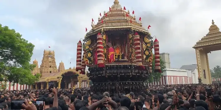 நல்லூர் கந்தசுவாமி ஆலய தேர்திருவிழா!