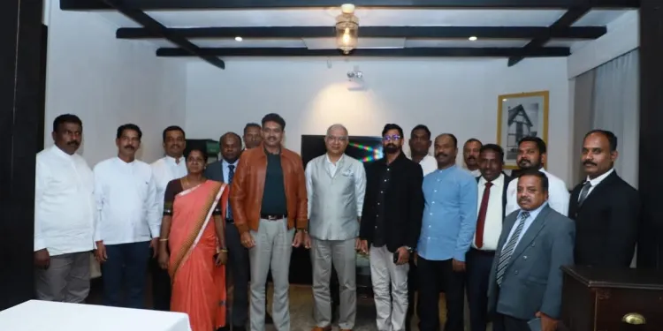 இலங்கை தொழிலாளர் காங்கிரஸ் பிரதிநிதிகள், இந்திய தூதரக அதிகாரிகளுடன் இன்று சந்திப்பு ஒன்று இடம்பெற்றது.