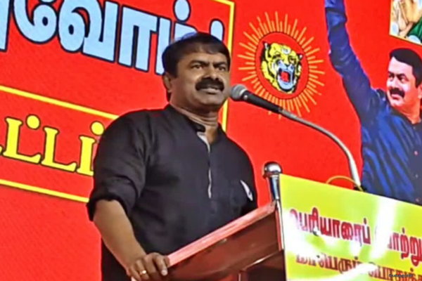 'ராமதாஸூம், திருமாவளவனும் தான் எங்களுக்கு பெரியார்' - சீமான்