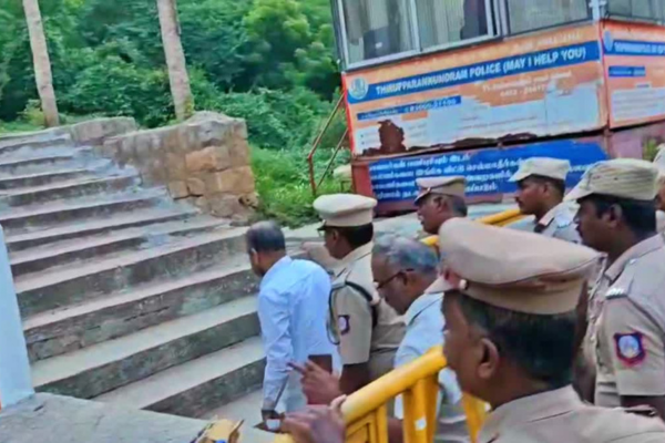 திருப்பரங்குன்றம் கார்த்திகை தீபம் எங்கே ஏற்றுவது? நேரில் ஆய்வு செய்த நீதிபதி!