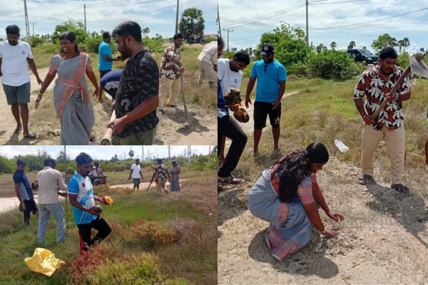 அடையாளத்தை பாதுகாக்க வேலணையில் நாட்டப்பட்ட ஆயிரக்கணக்கான விதைகள்!