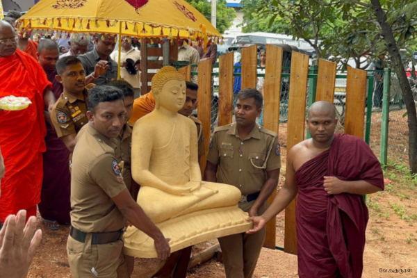 திருகோணமலை புத்தர்சிலை விவகாரம்: 4 தேரர்கள் உட்பட 10 பேருக்கும் மீண்டும் விளக்கமறியல்!