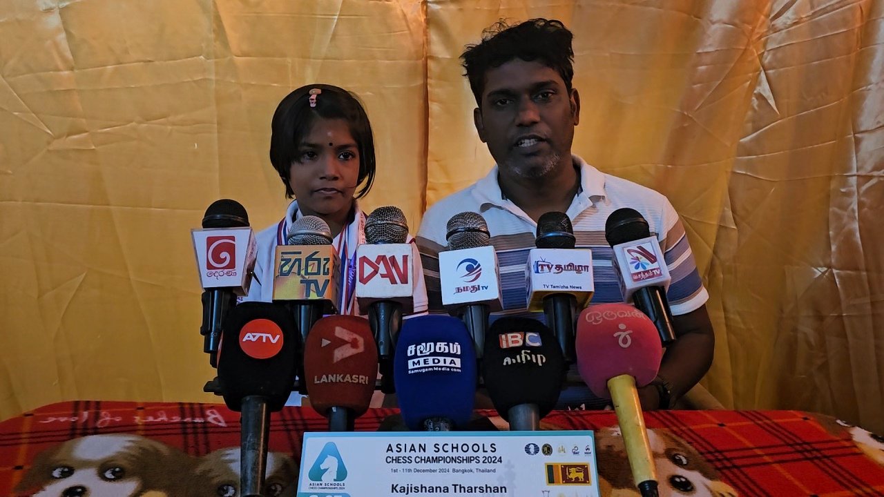 உலக சதுரங்கப் போட்டியில் இணுவில் சிறுமிக்கும் இடம்! நிதி அனுசரணைக்கு தந்தை கோரிக்கை!
